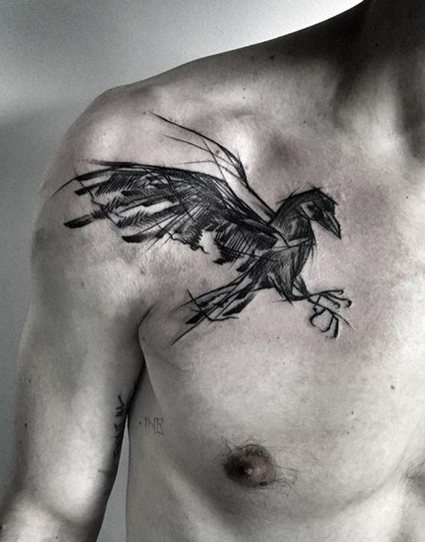 30 DARK Raven Tattoo Ideas for Men  Women in 2023