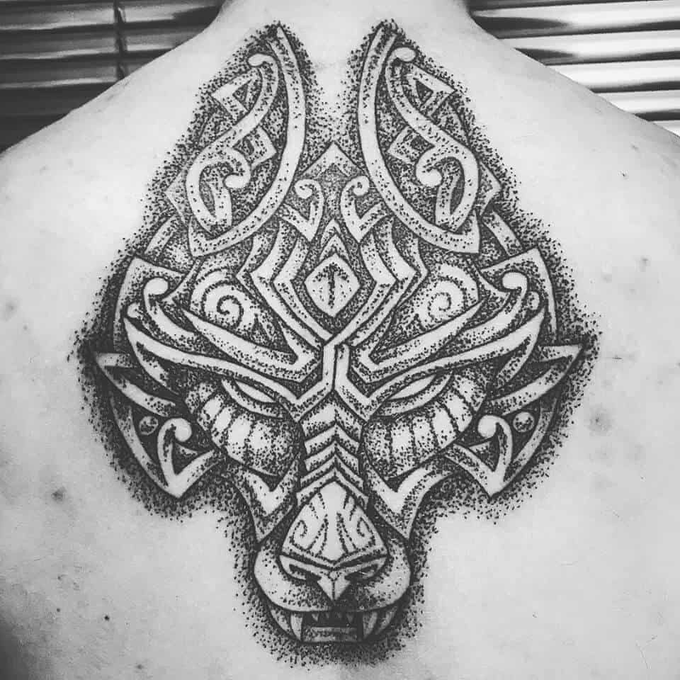 Featured image of post Viking Axe Tattoo Back Two poleaxes and vikings shield vector