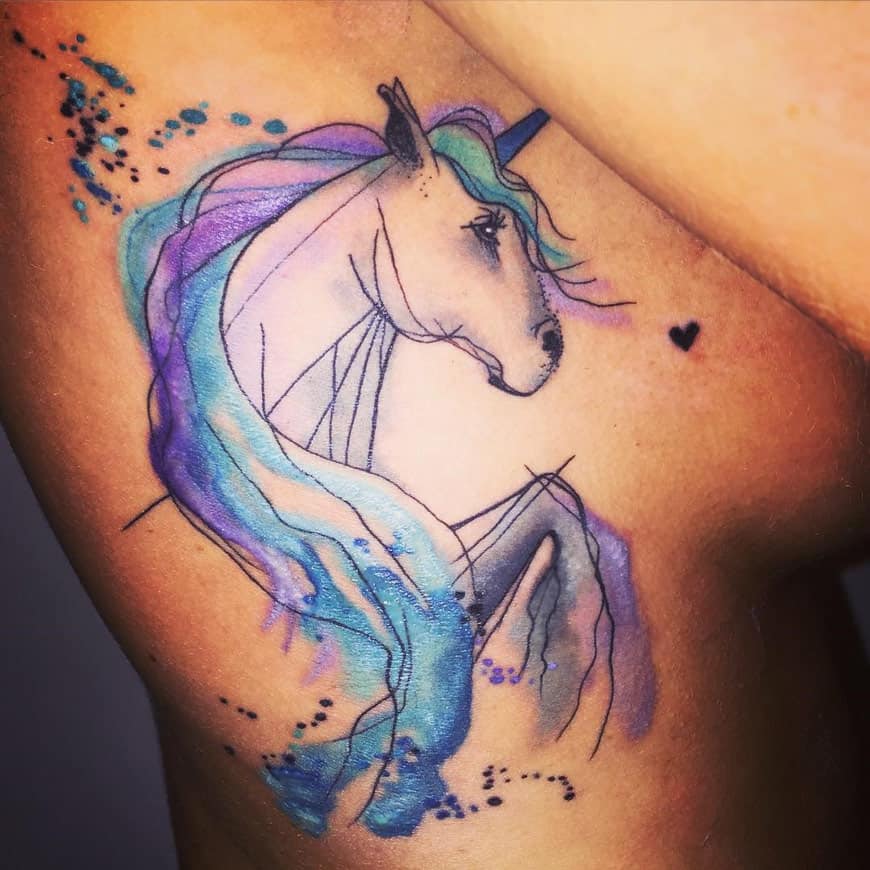 100 Prettiest Unicorn Tattoo Ideas Ever! The Ultimate Guide