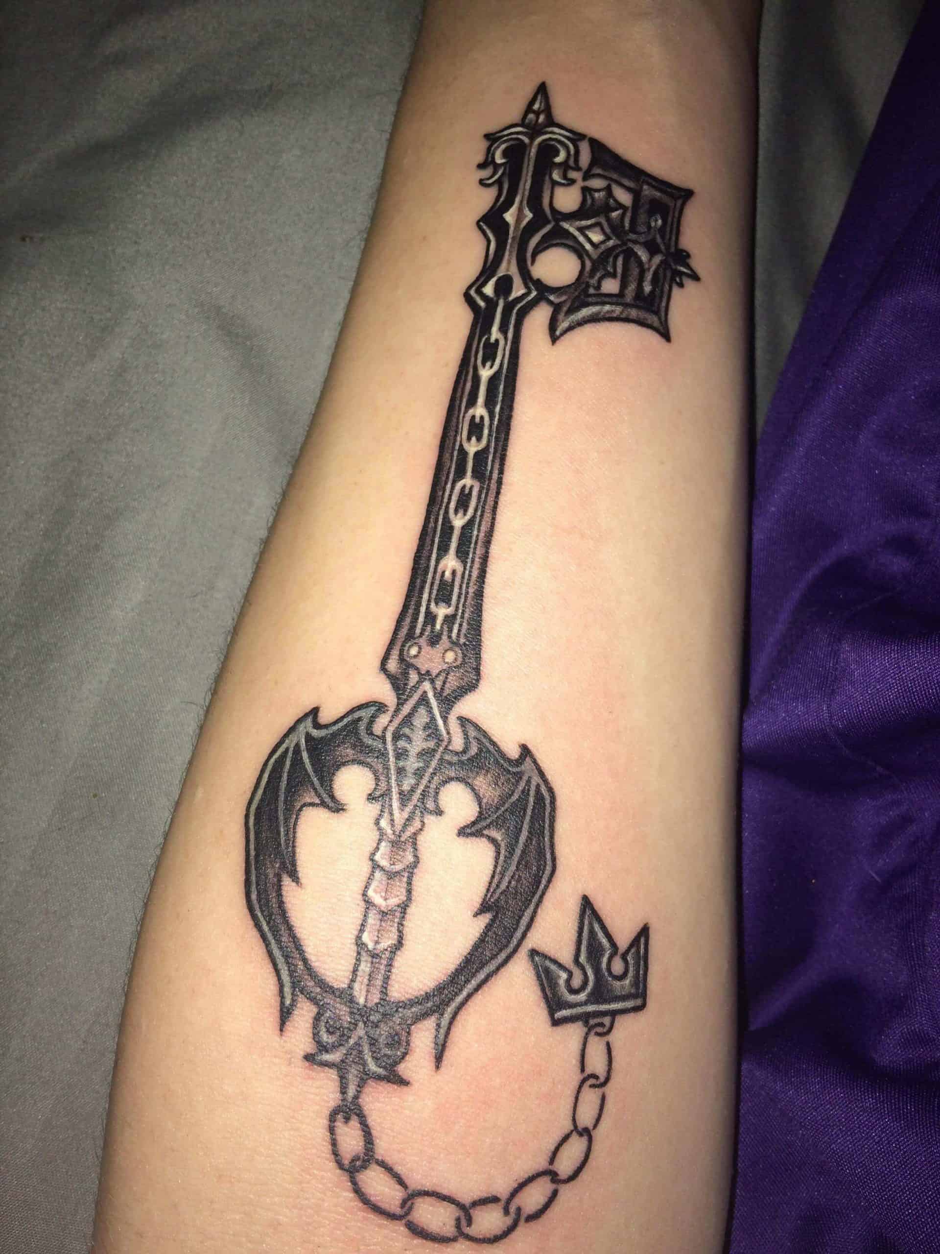 black keyblade tattoo