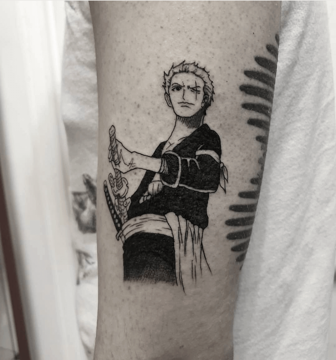 black zoro tattoo