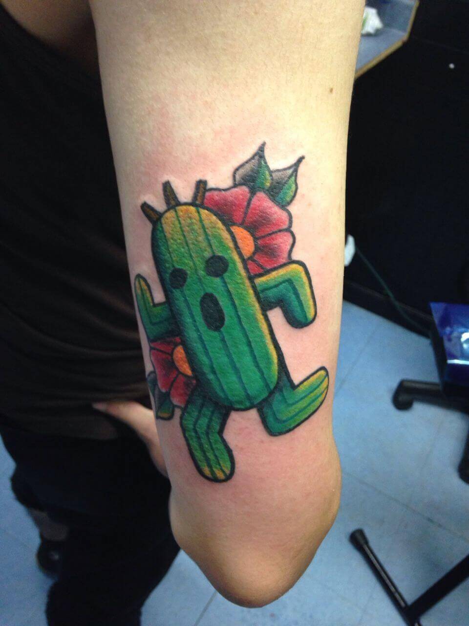 cactuar arm tattoo