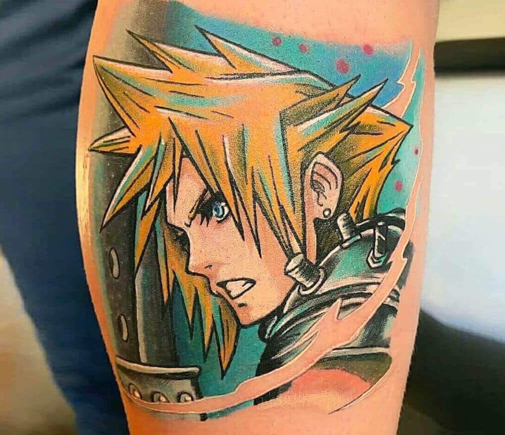 Fresh Final Fantasy VII logo tattoo  rFinalFantasyVII