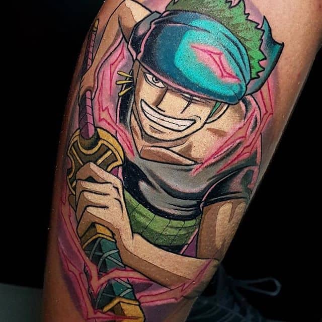 Tattoo ideas for One Piece fans      tattoo onepiece luffy zoro  anime tattooideas tattoodesign  Instagram