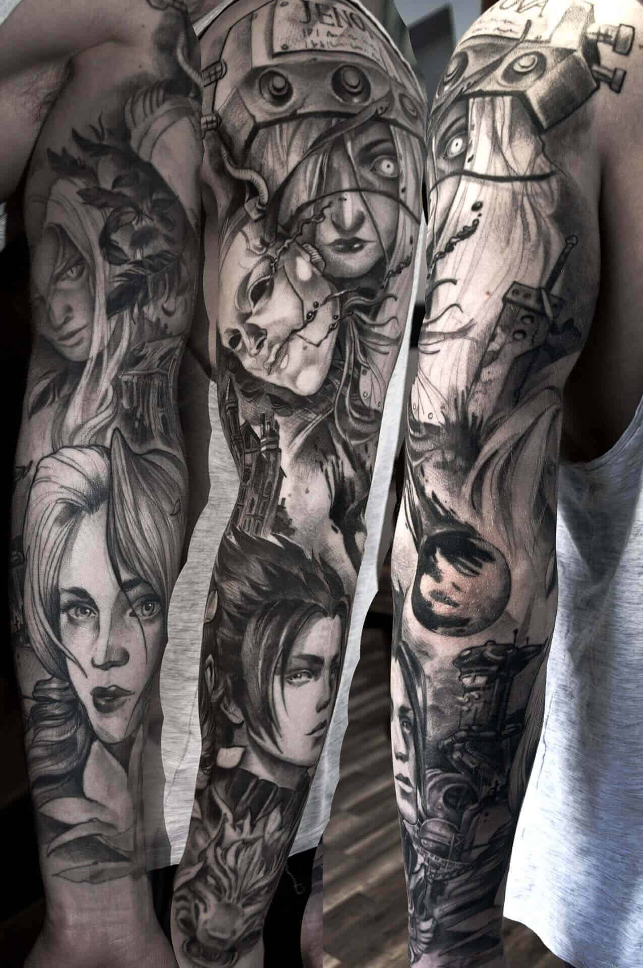 Realism and Comic Tattoo Artist Ryan Burke