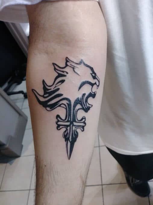 griever tattoo on arm