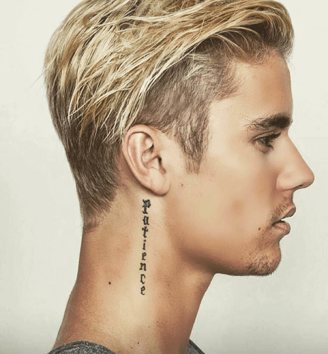 justin bieber patience tattoo