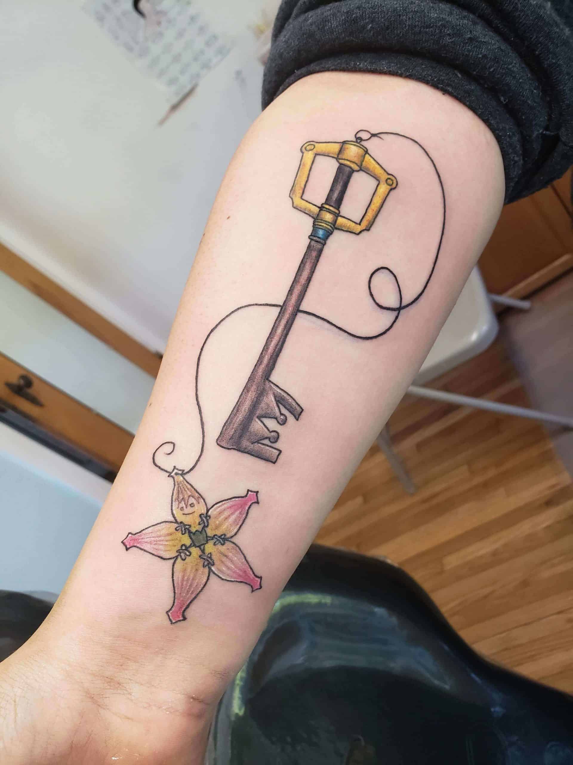 keyblade arm tattoo