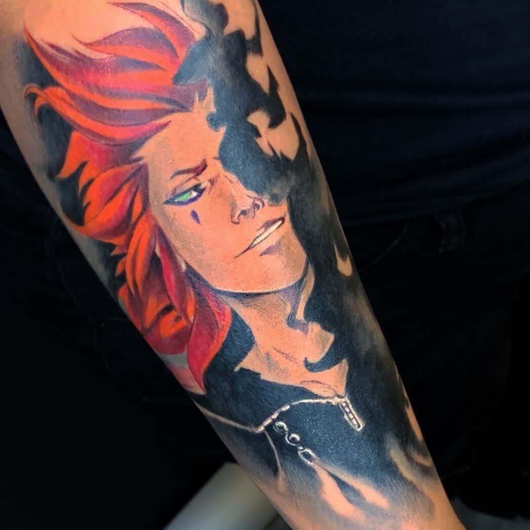 kingdom hearts axel tattoo sleeve