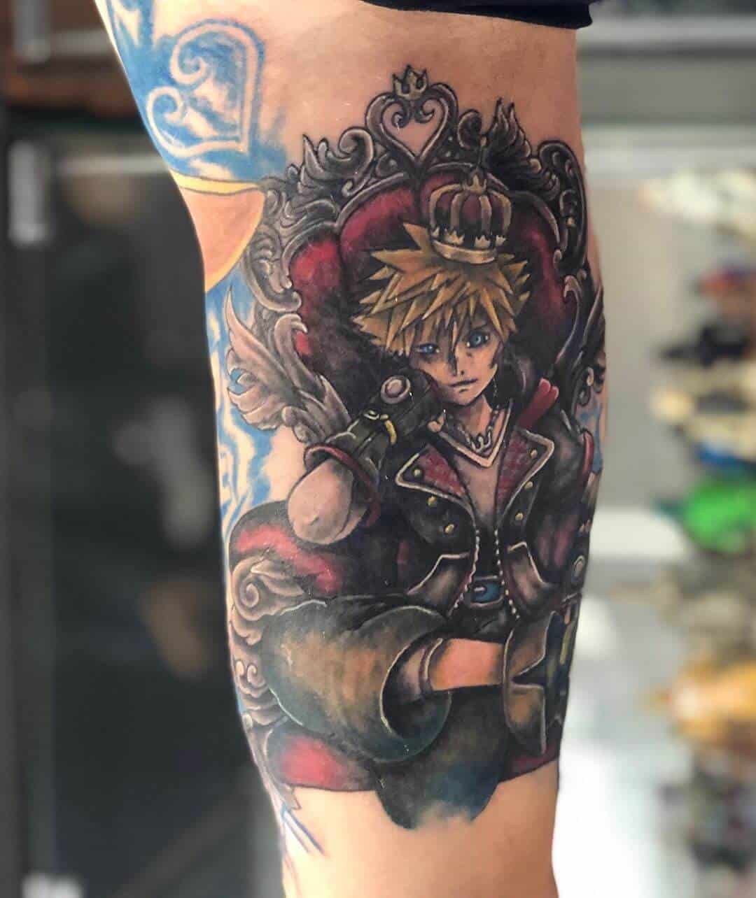 kingdom hearts tattoo sleeve