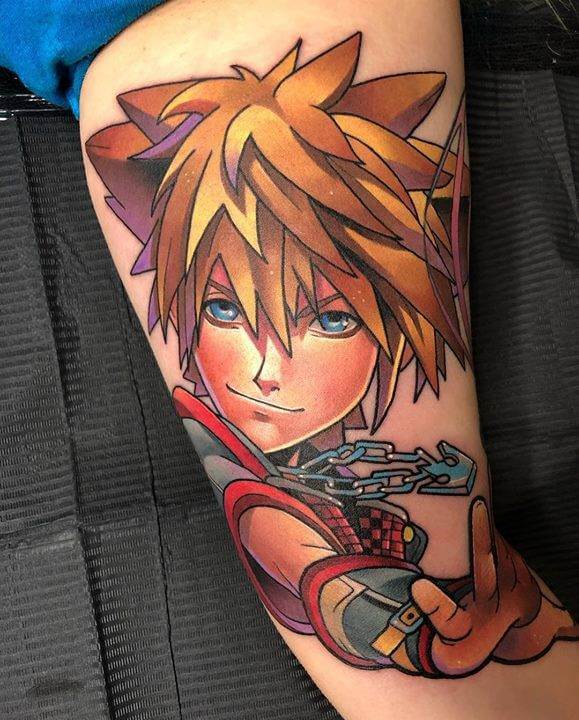 Kingdom Hearts Key Blade Tattoo by. Kid Darko | PeakD