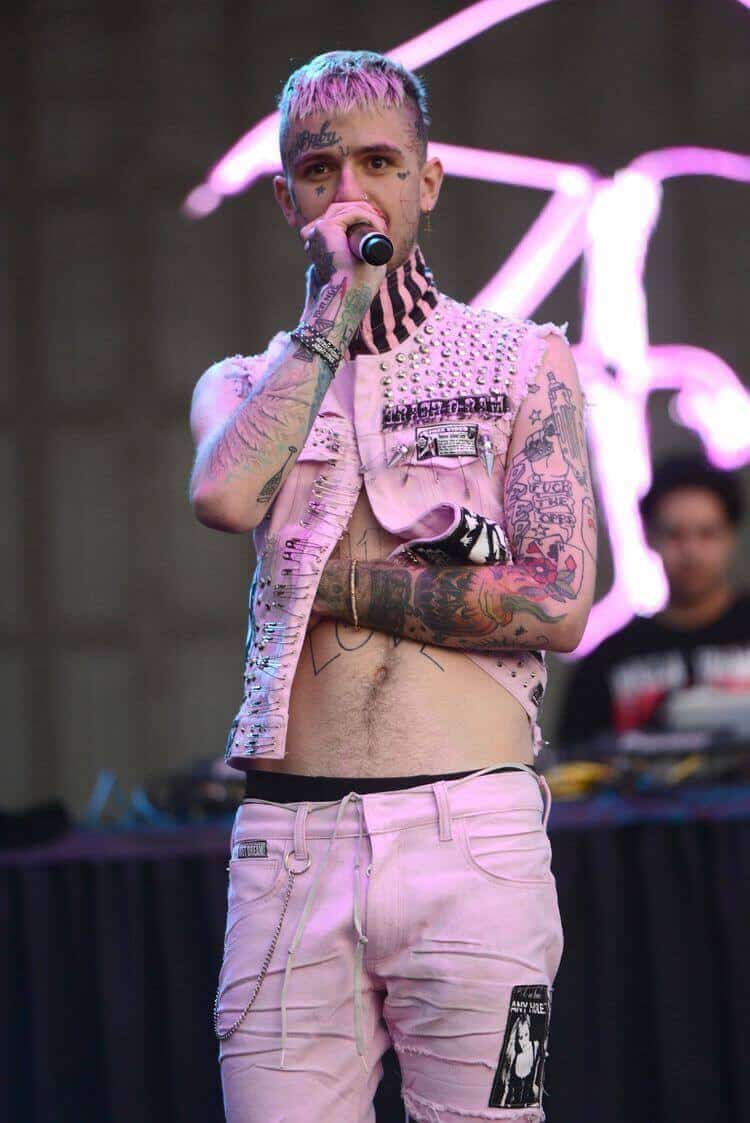 lil peep playing cards tattoo