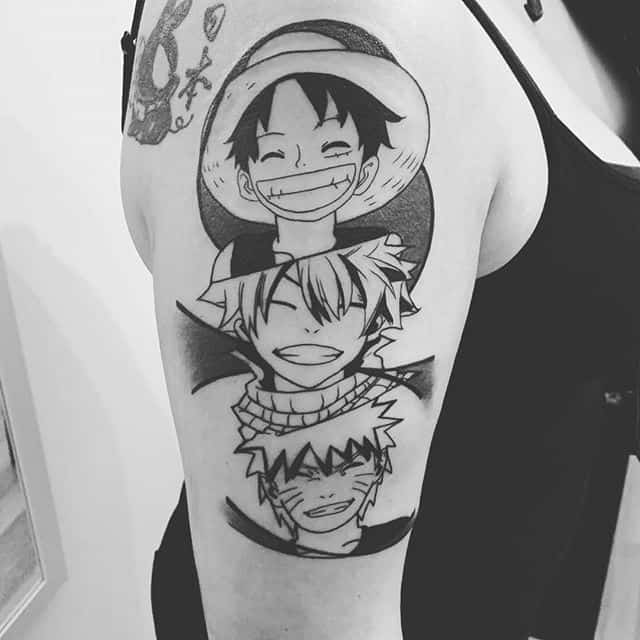 one piece tattoo designs black and white