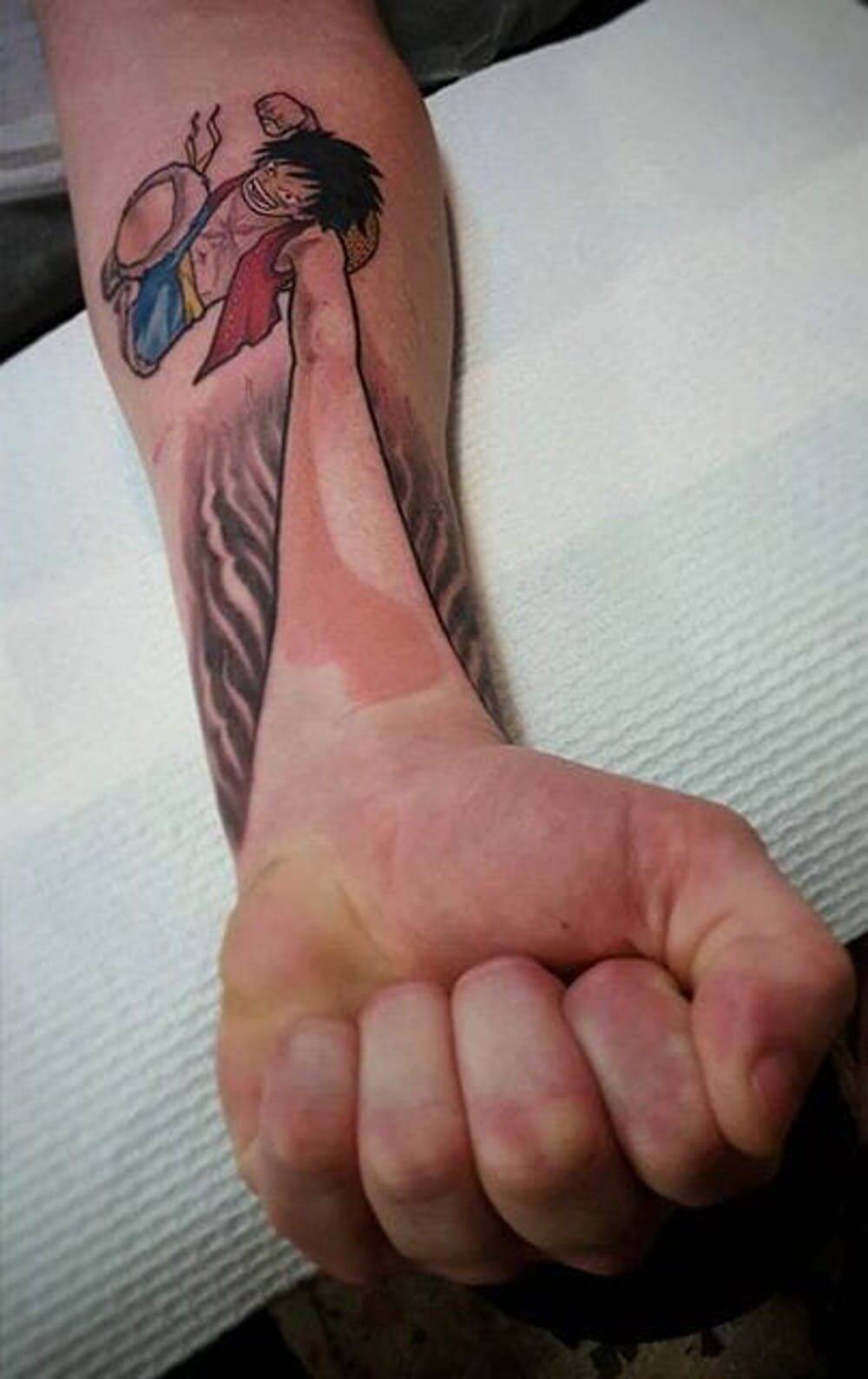 24 Awesome One Piece Tattoos Youll Be Jealous Of