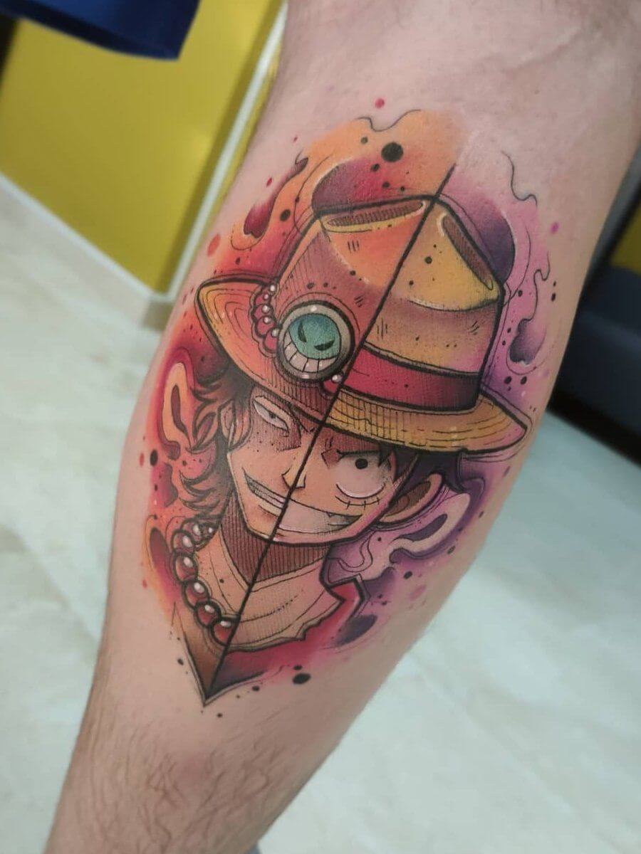 small anime tattoo ideas one piece｜Ricerca TikTok