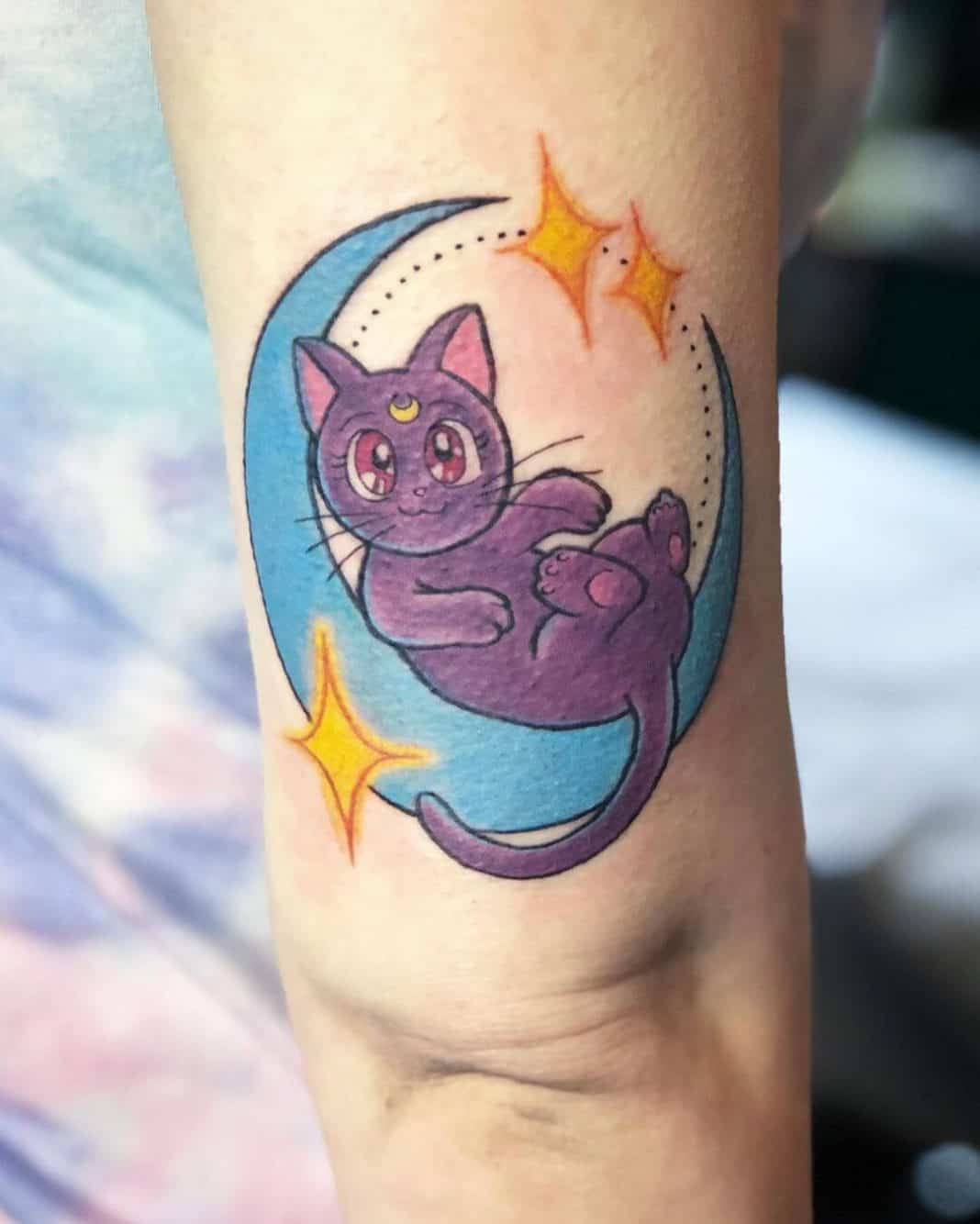 32 Sailor Moon Tattoos: A Cosmic Journey into the World of Anime Ink