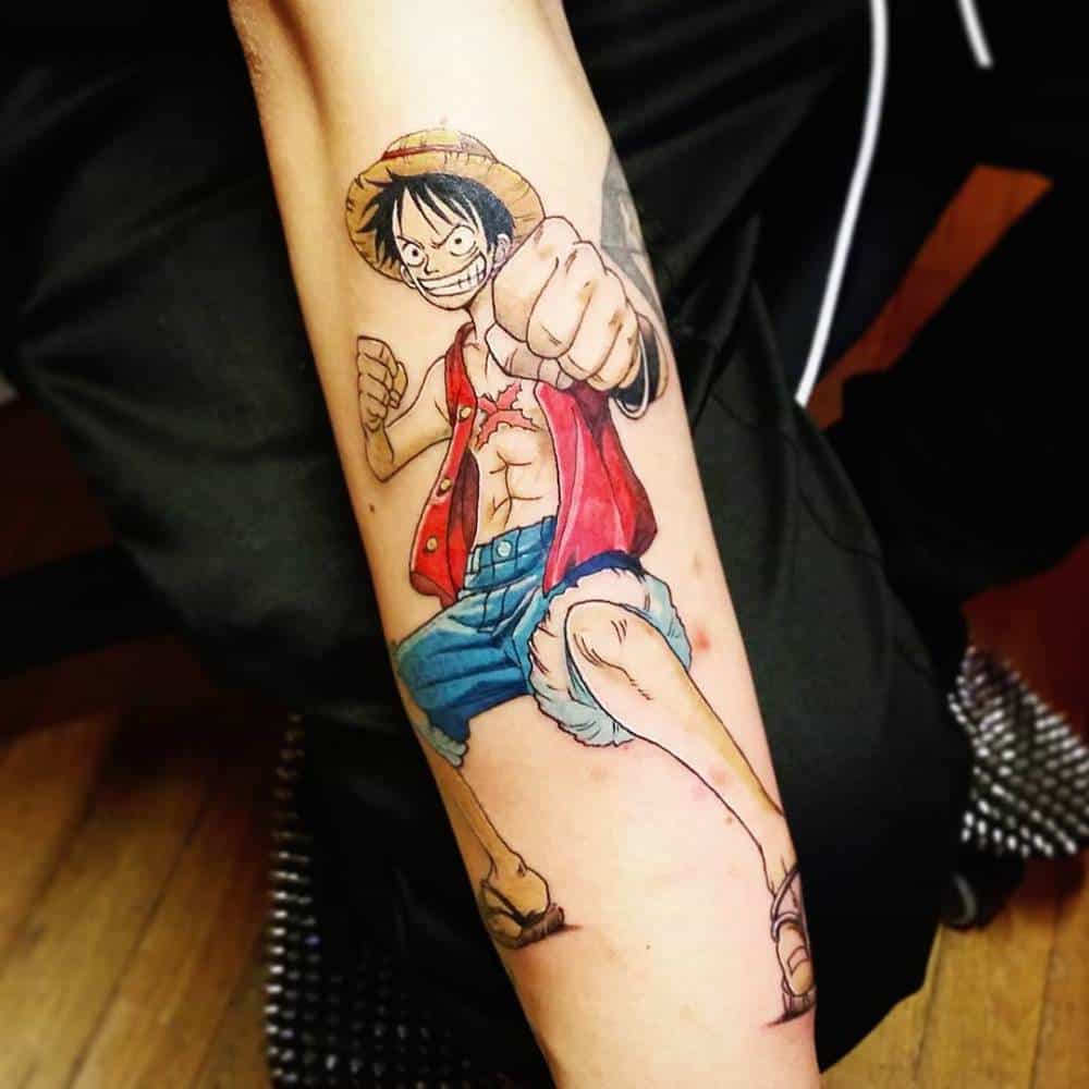 24 Awesome One Piece Tattoos Youll Be Jealous Of