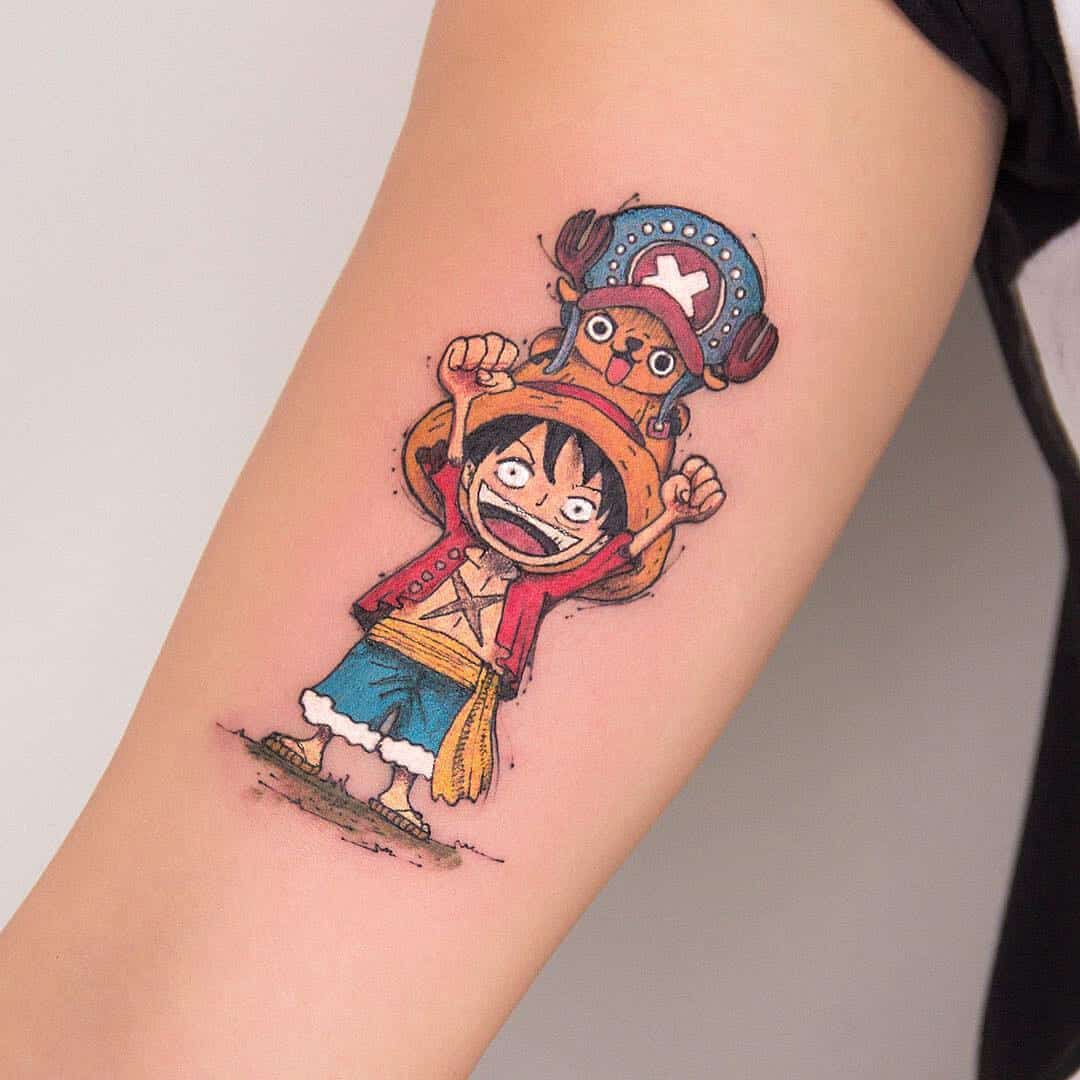 24 Awesome One Piece Tattoos Youll Be Jealous Of