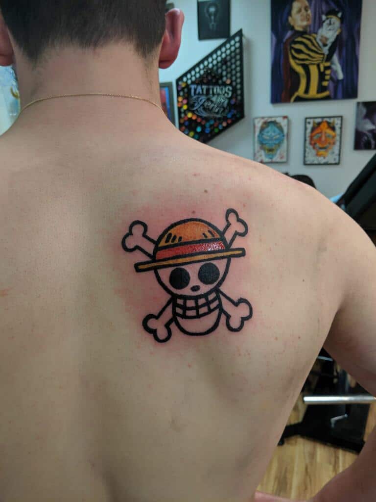 ONE PIECE LOGO TATTOO  YouTube