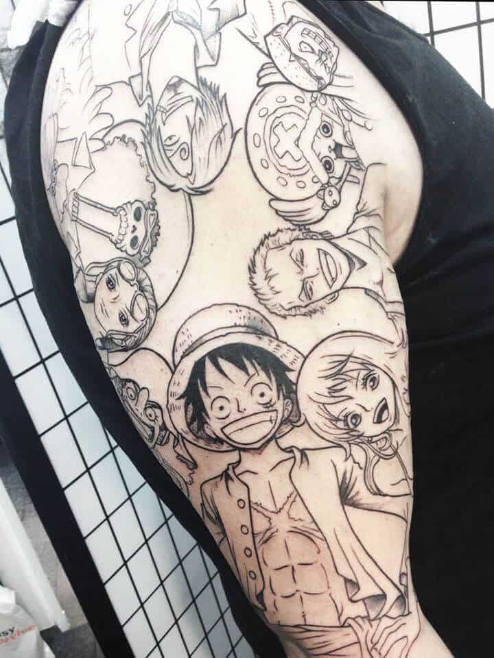 75 Incredible One Piece Tattoos [Ultimate Tattoo Guide]