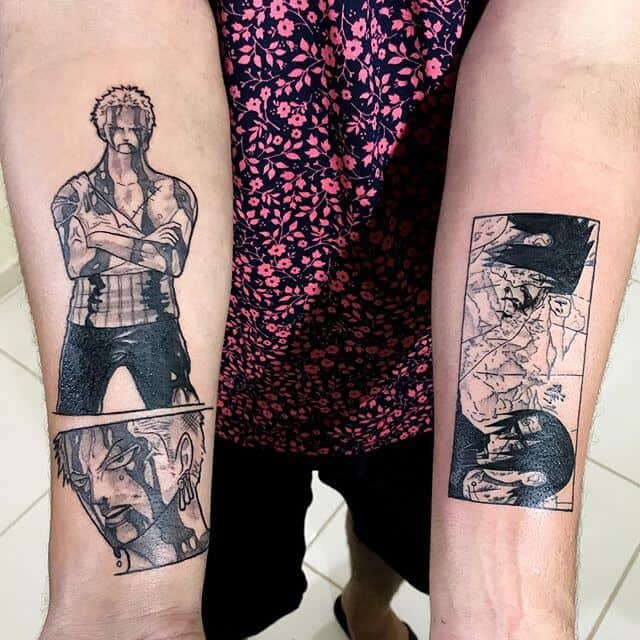 Tattoos Geeks - ➡️ Roronoa Zoro, from One Piece