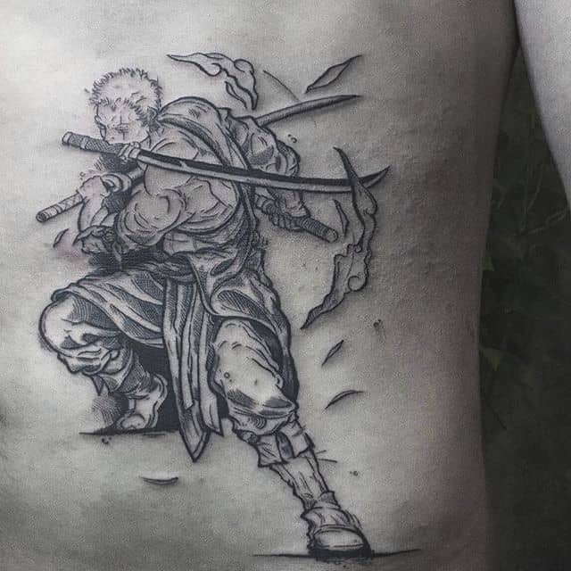 Tattoos Geeks - ➡️ Roronoa Zoro, from One Piece