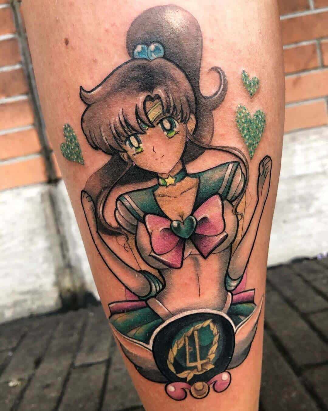 32 Sailor Moon Tattoos A Cosmic Journey into the World of Anime Ink