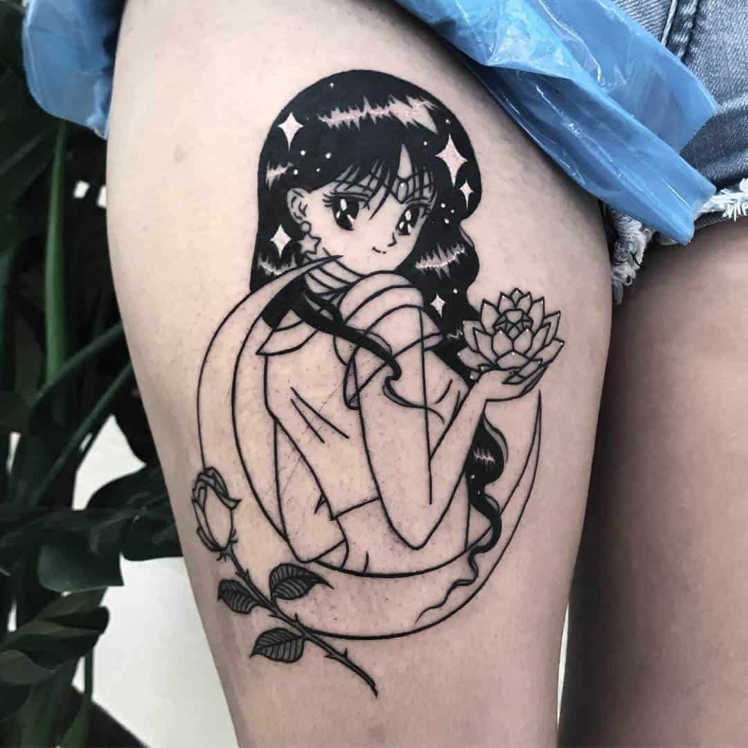 sailorsaturn in Fineline Tattoos  Search in 13M Tattoos Now  Tattoodo