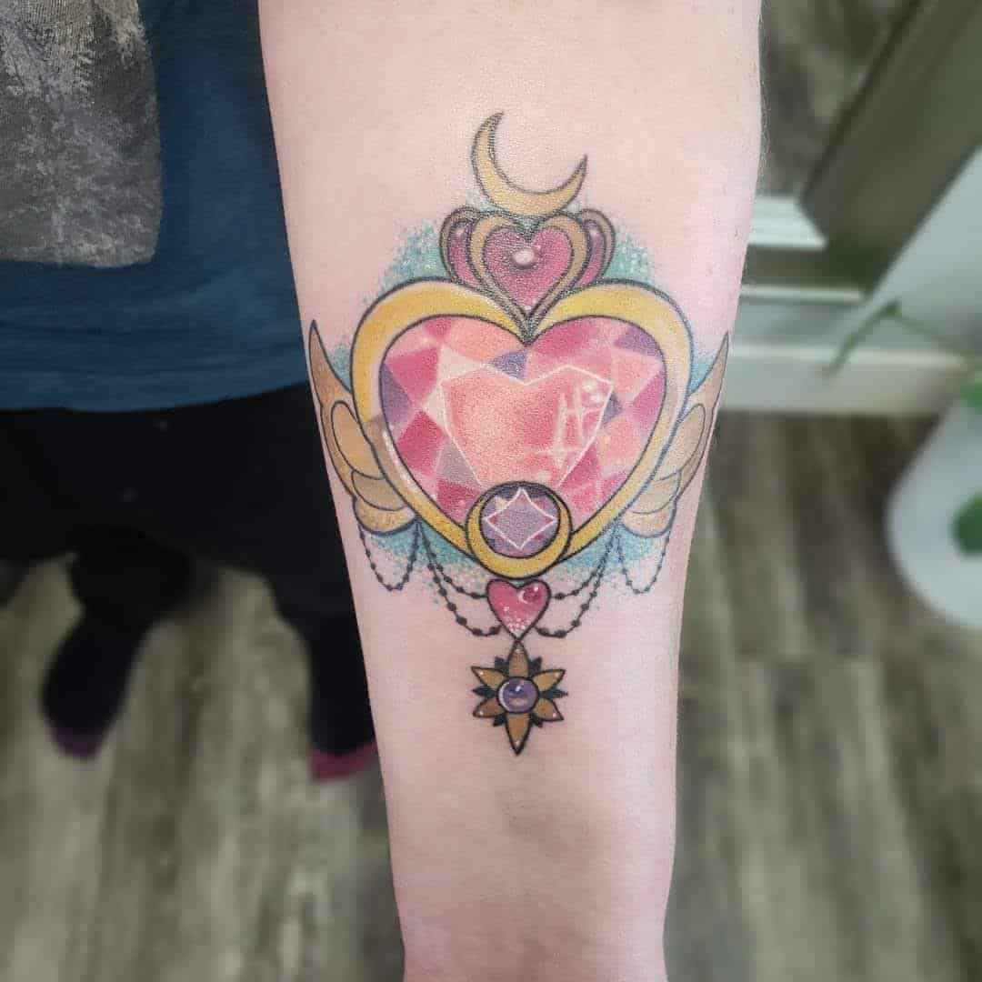 Recently completed my set of Sailor Moon tattoos  Neptune and Uranus  are my faves  rsailormoon