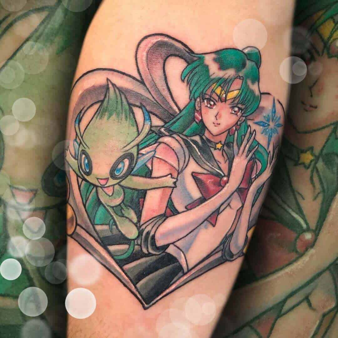 sailor pluto arm tattoo