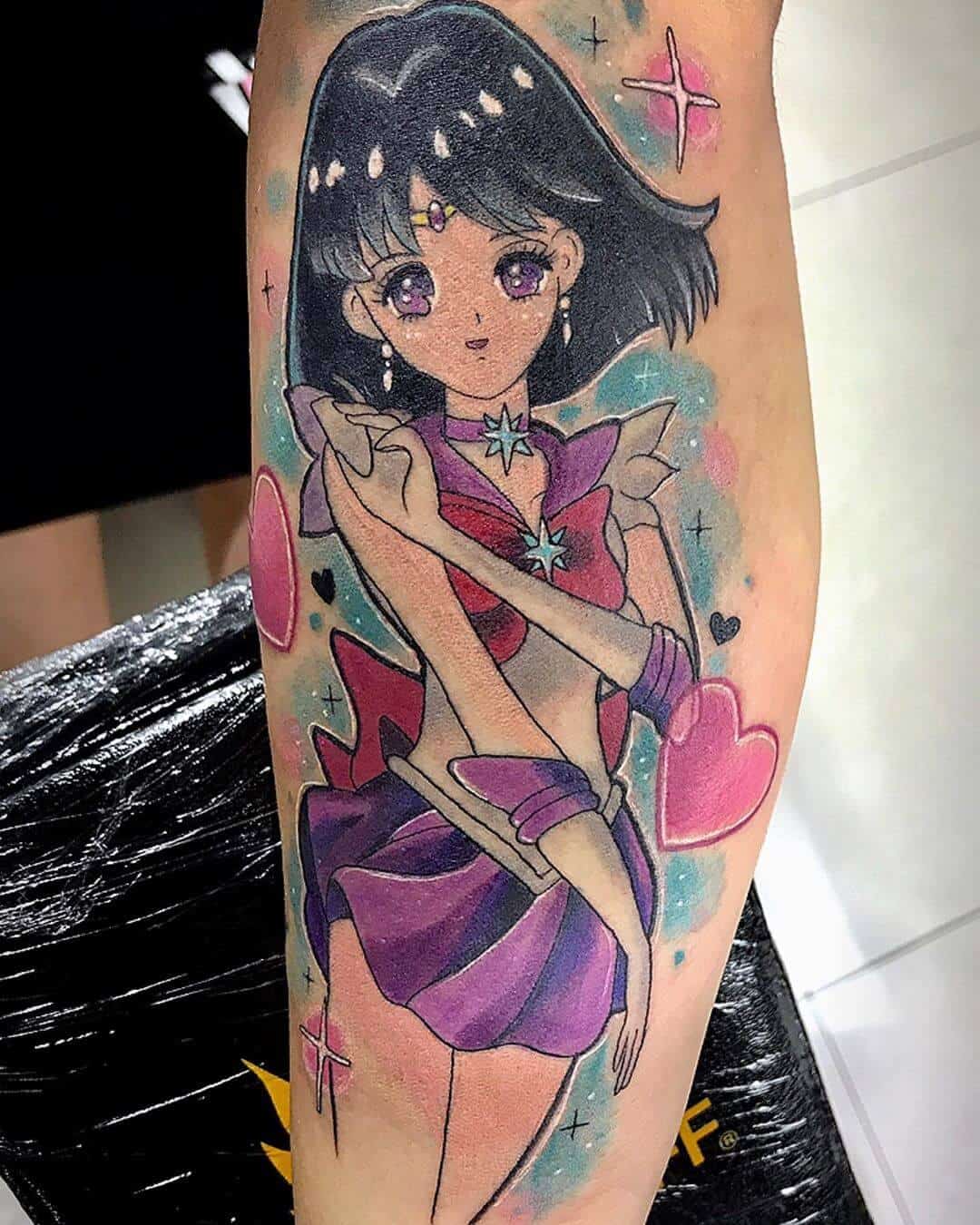  Sailor Saturn XIII    tattoo tatuaje tatuagem anime manga  animetattoo otakutattoo mangatattoo sailormoon sailorsaturn   Instagram