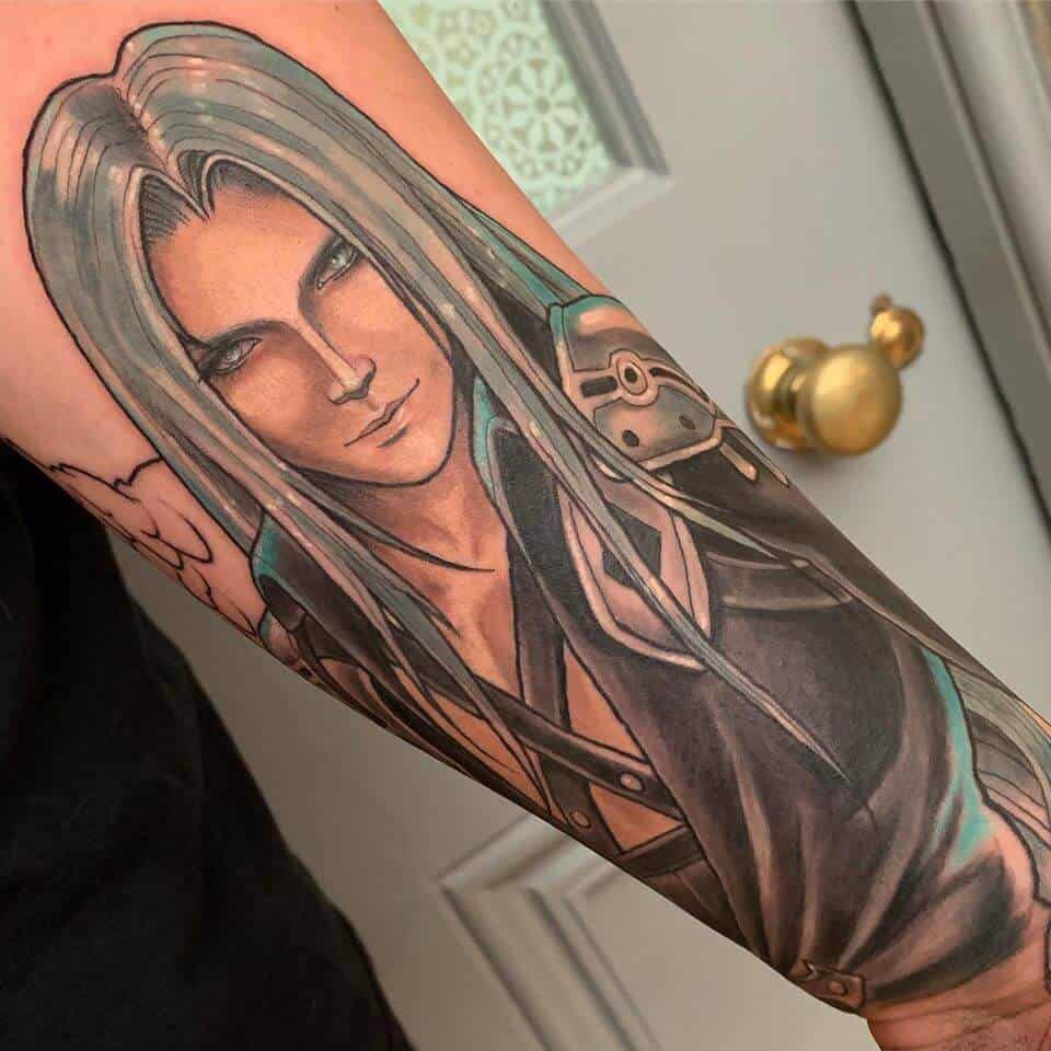 sephiroth sleeve tattoo