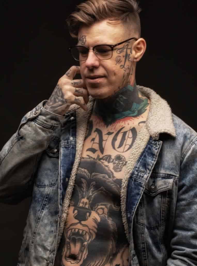 shayne smith winged skull tattoo