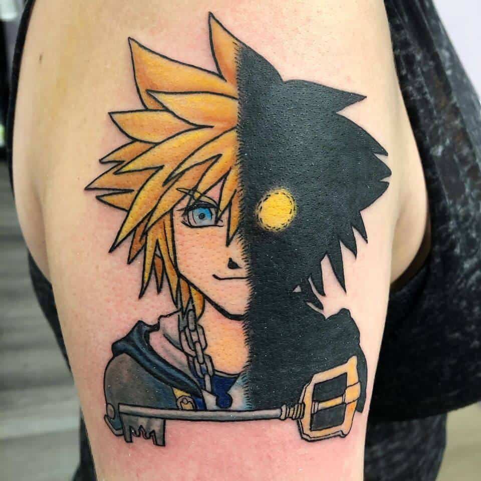 sora tattoo on arm