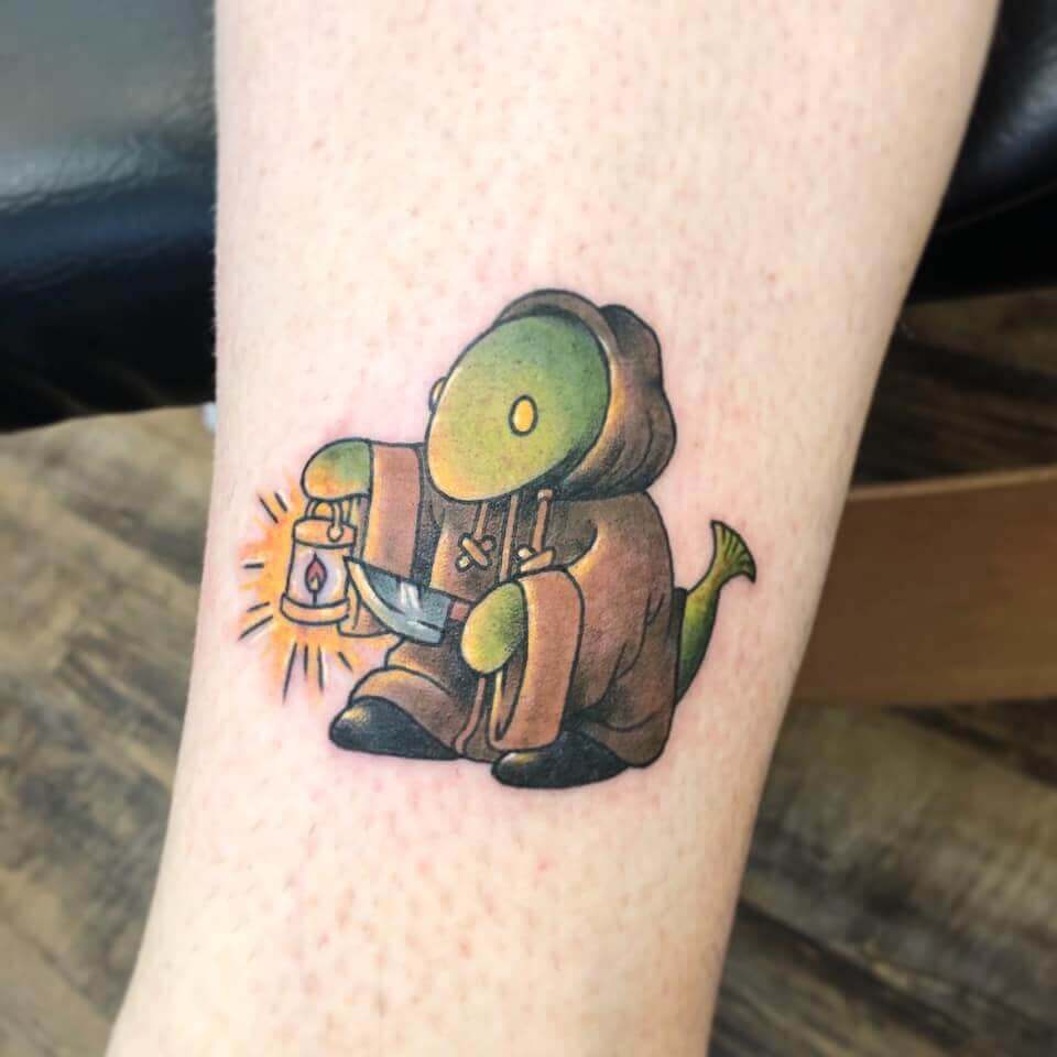 tonberry arm tattoo