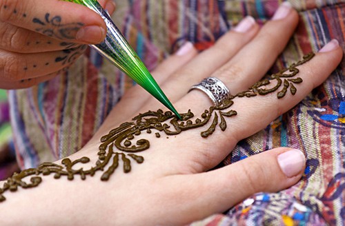 Mehndi wedding tattoo