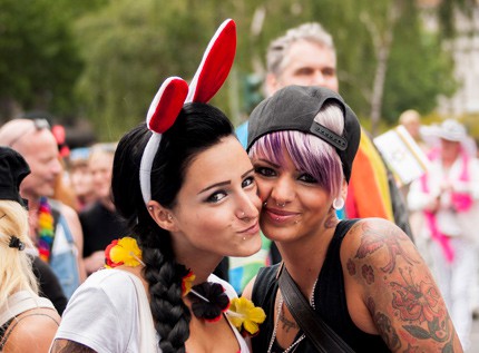 two women with tattoos