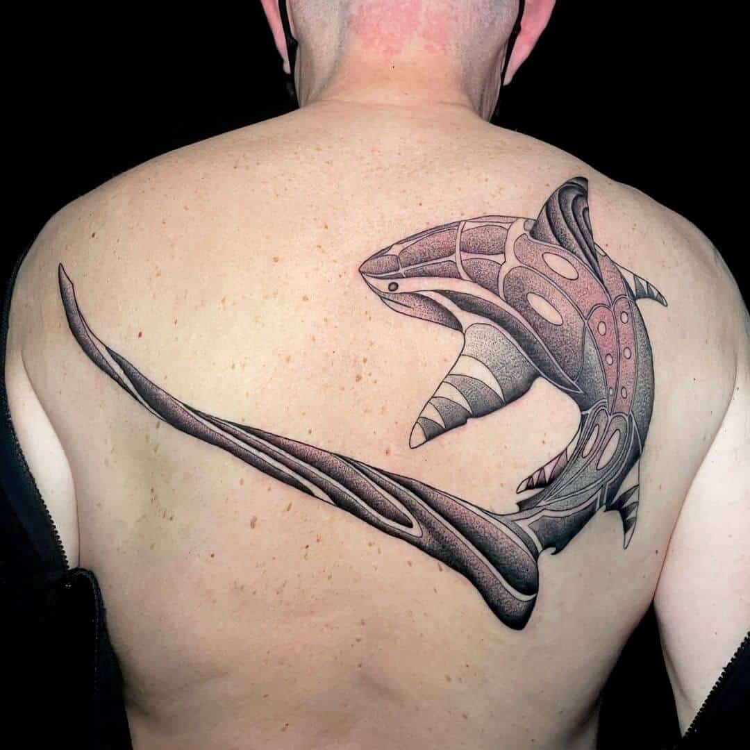 thresher shark tattoo