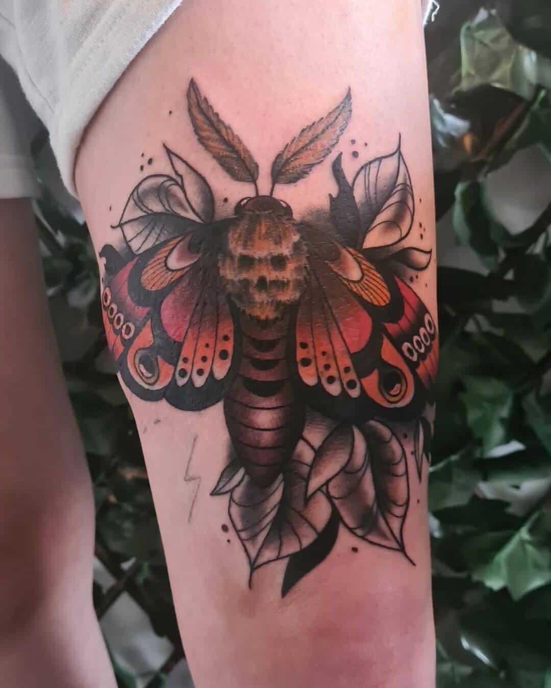 50 Unbelievable Death Moth Tattoo Ideas  Meanings