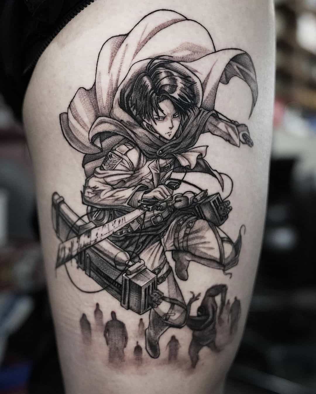 attack on titan tattoo