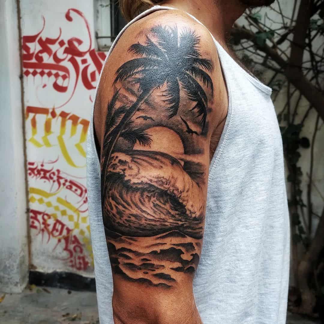 Tag that beach lover  dontdienude beachtattoo machutattoostudio  bangalore chennai tattooideas tattooistartmag tattoodesign  Instagram