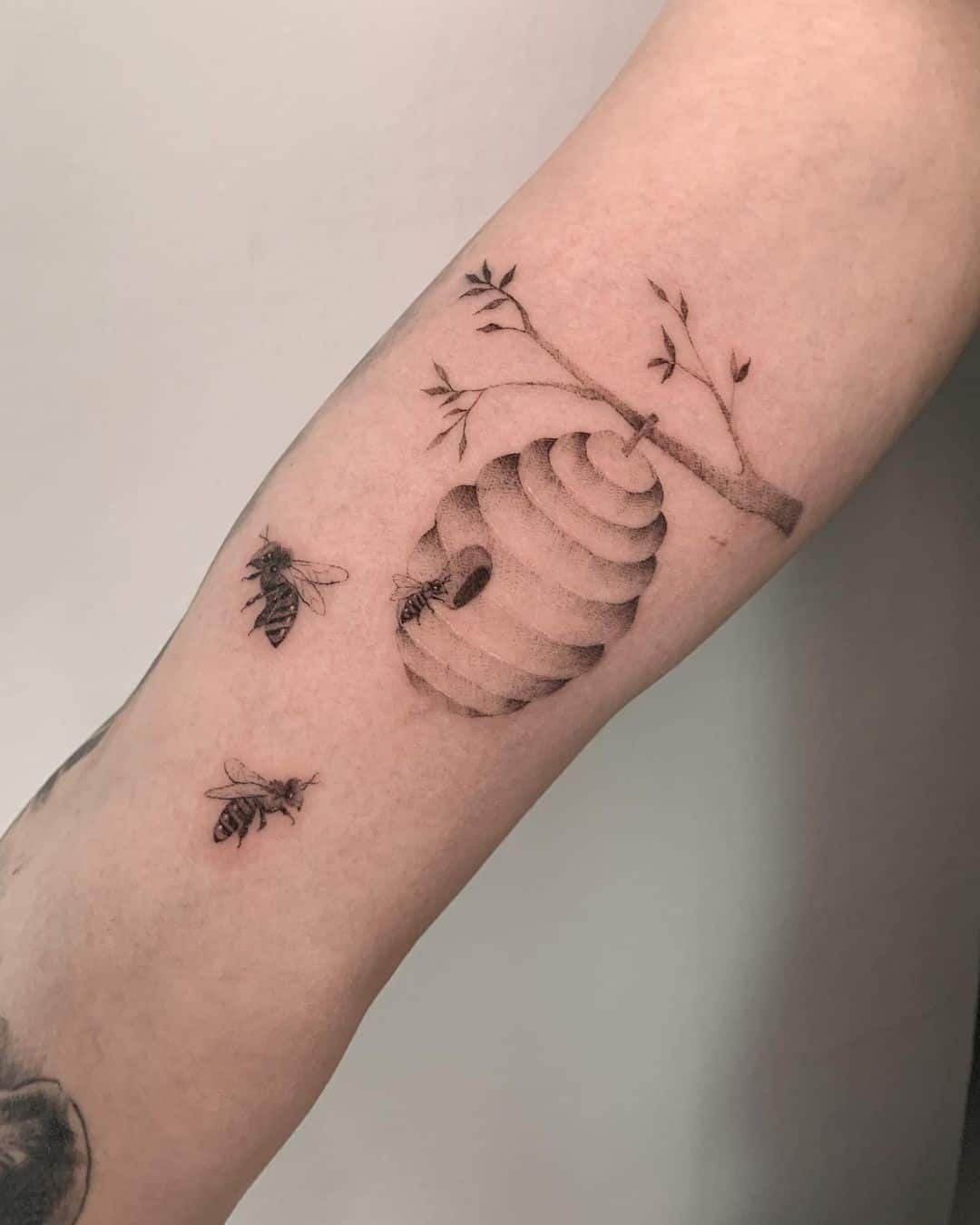 bee hive tattoo