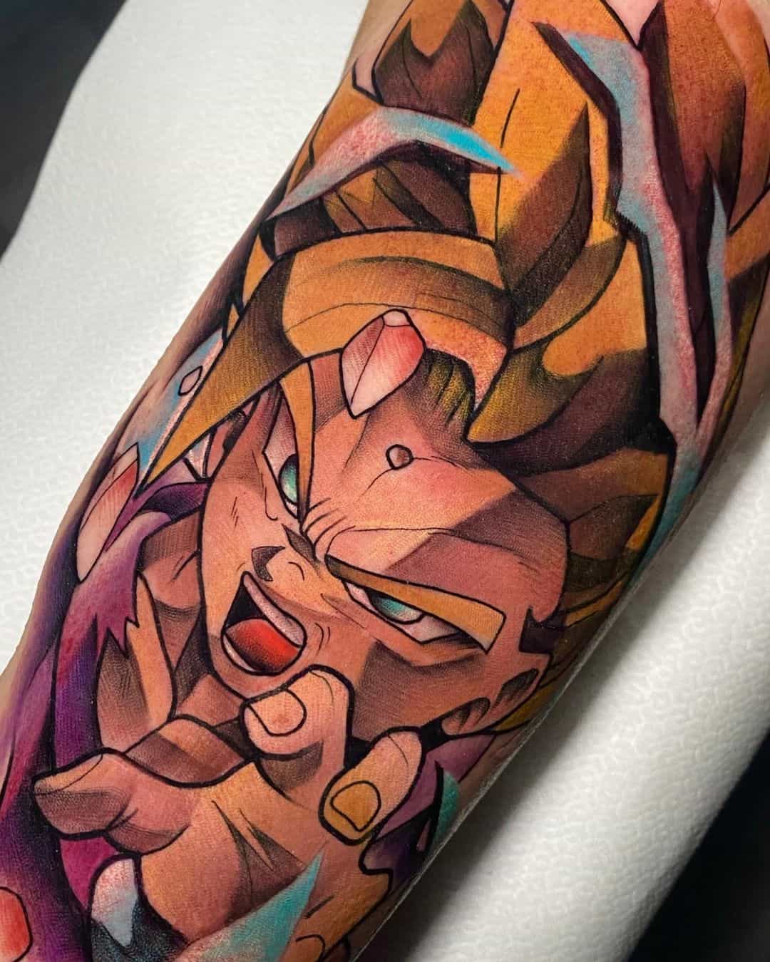 dragon ball z tattoo