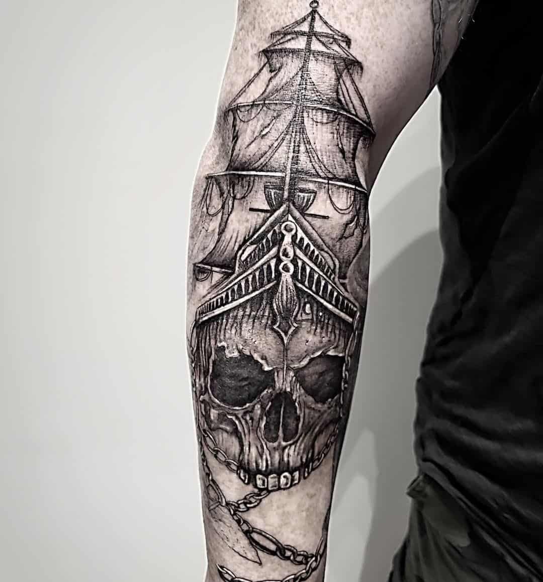 ghost ship tattoo