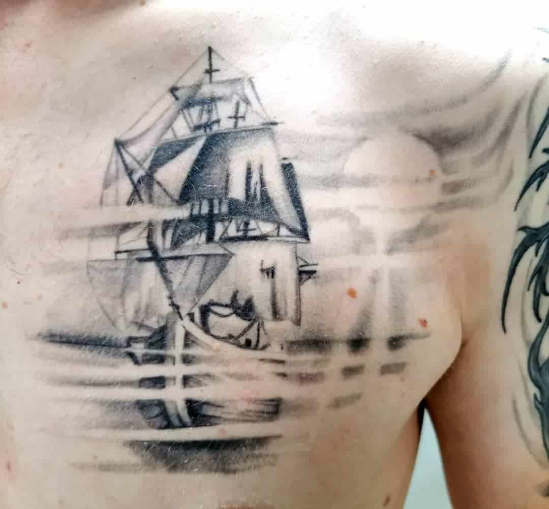 ghost ship tattoo