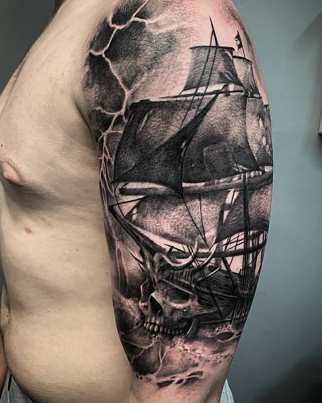 ghost ship tattoo
