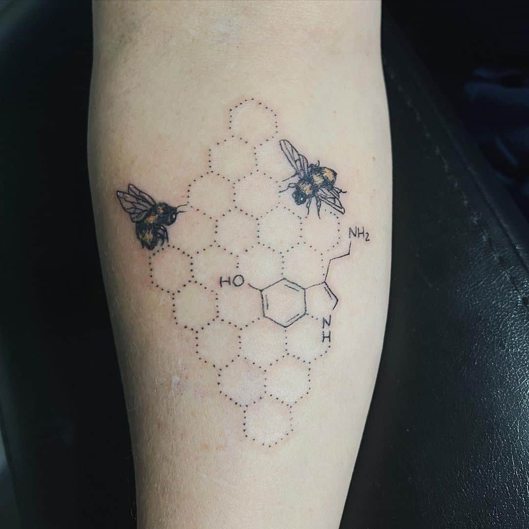 honeycomb tattoo