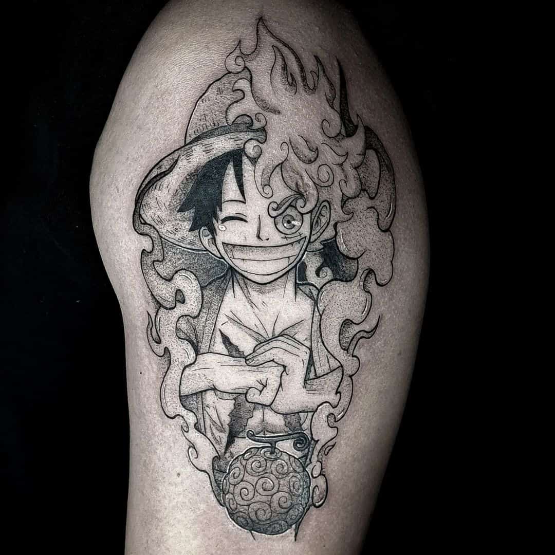 Details More Than Anime Tattoos Black And White Latest In Duhocakina
