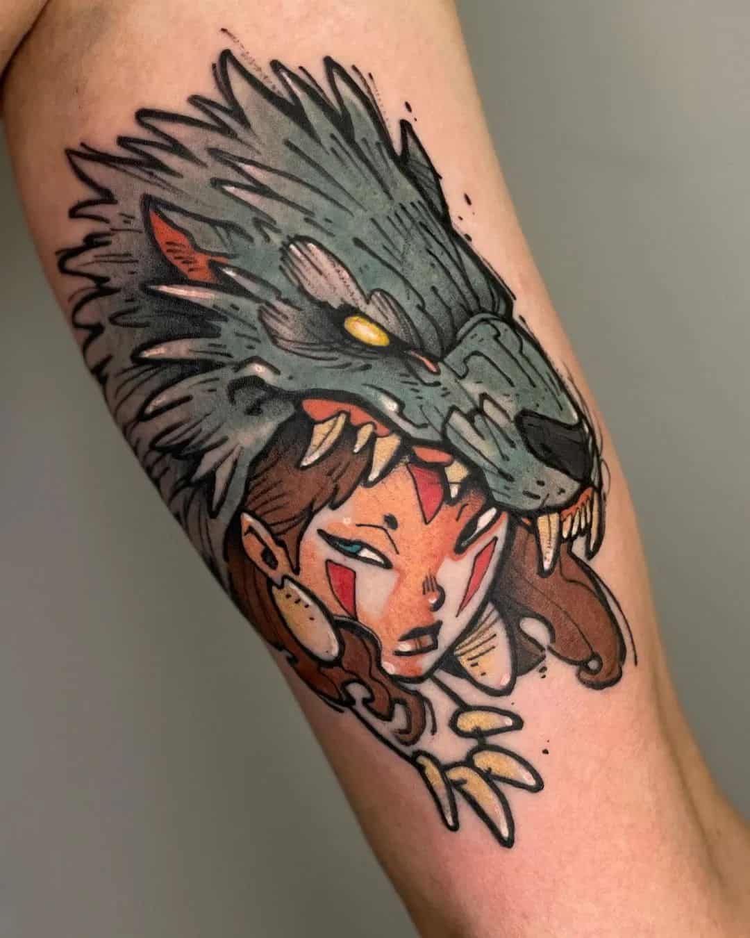 princess mononoke tattoo