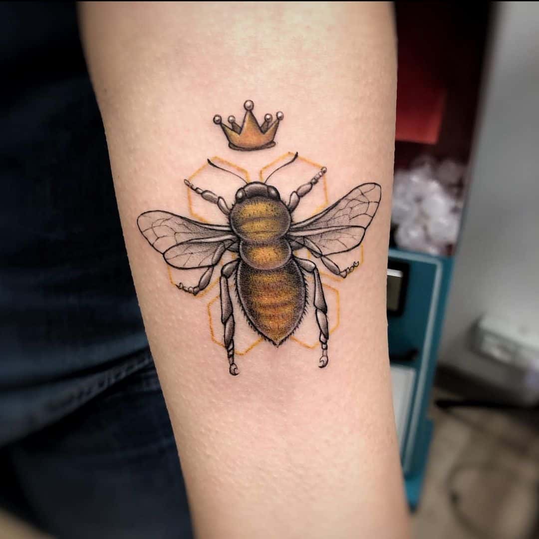 Queen Bee  SemiPermanent Tattoo  Not a Tattoo